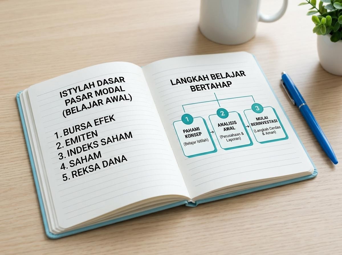 Materi belajar dasar pasar modal untuk pembaca pemula
